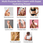 RaGaNaturals Calming Lavender Hand & Body Cream for Dry to Very Dry Skin - All Natural Vitamin E Face Cream to Deliver Healthy-Looking Glow -Non Toxic, Vegan Lavender Lotion for Women, Men, Baby -8 Oz