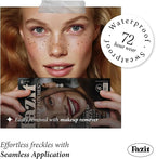 Fazit Makeup Patches - Gingerbread Speckles - Glow Up Make-Up Patches - Cute Glitter Makeup Accessories for Women - Cosmetic Glitter for Face