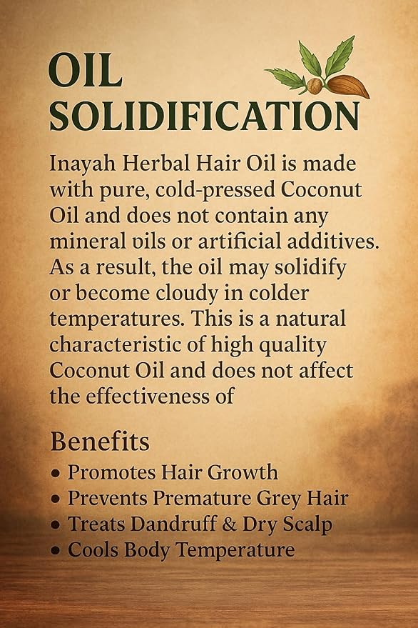 Inayah Ayurvedic Hair Oil for Hair Growth - 200ml | With Coconut Oil, Bhringraj, Amla, Hibiscus & 30+ Natural Herbs | Anti Hair Fall | Hair Regrowth Oil | No Fillers & Paraben Free
