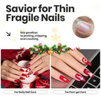 Beetles Red Nail Polish Set Blazing Rose, 6 Colors Dark Red Burgundy Nail Polish Glossy Enhance Nails Quick Dry Fingernail Polish for Nail Art Manicure DIY at Home Christmas Gifts For Women