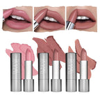 Runway Rogue 90s Vibe Lipstick Trio, Moisturizing Matte Lipstick Set, (‘Patricia’, ‘Front Row’, ‘Booked Out’)