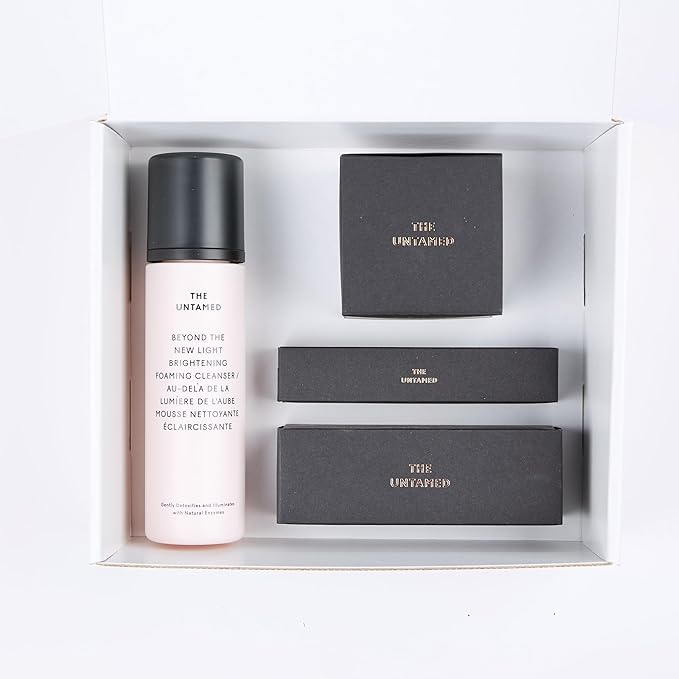 The Untamed Daily Kit – Complete Facial Skincare Set – Cleanser, Eye Serum, Face Serum & Face Cream - Daily Skincare Routine that Helps Transform Your Skin