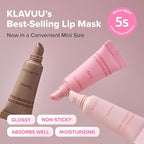Klavuu Lip Mask Sleeping Pack Boostking Kit – Overnight Deep Hydrating Korean Lip Balm Treatment for Very Dry, Chapped Lips | Lip Lightening & Plumping with Instant Hydration | Gentle Exfoliating