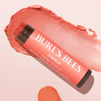 Burt's Bees Lip Tint Balm with Long Lasting 2 in 1 Duo Tinted Balm Formula, Color Infused with Deeply Hydrating Shea Butter for a Natural Looking Buildable Finish, Raspberry Zinnia (2-Pack)