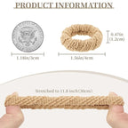 10 Pcs No Damage Hair Ties Thick Hair Elastic Rubber Bands Hair Accessories Scrunchies Seamless for Women