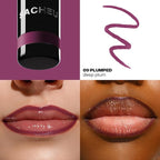 Sacheu Lip Liner STAY-N Peel Off Lip Stain — Long Lasting Waterproof Lip Tint with Hyaluronic Acid & Vitamin E — Transfer Proof Matte Finish, Vegan & Cruelty-Free (PLUMped)