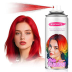 One-Day Temporary Hair Color Spray For Kids Women Men, Washable Hair Dye Spray Non-Sticky For Cosplay Party DIY, Christmas Party, Halloween Crazy Hair Day (Fiery Red, 4.06 oz)