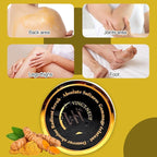 (29) Exfoliating Turmeric Body Scrub – Sea Salt, Jojoba & Almond Oil | Daily Body Exfoliator for Smooth, Radiant-Looking Skin | Gentle, Hydrating Scrub for All Skin Types (280ml)