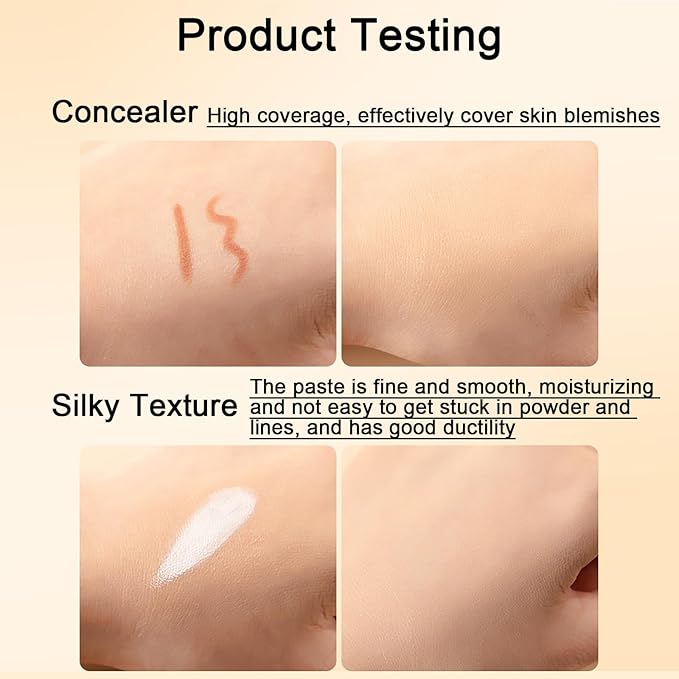 16 Color Corrector Concealer Foundation Palette Cream Set,
