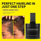 Gowwim Root Touch up Powder, Instantly Gray Hair Cover up Hairline Powder for Women & Men Waterproof and Sweatproof Root Cover Up Long-Lasting for Thinning & Loss Hair (Medium Brown, 10g)