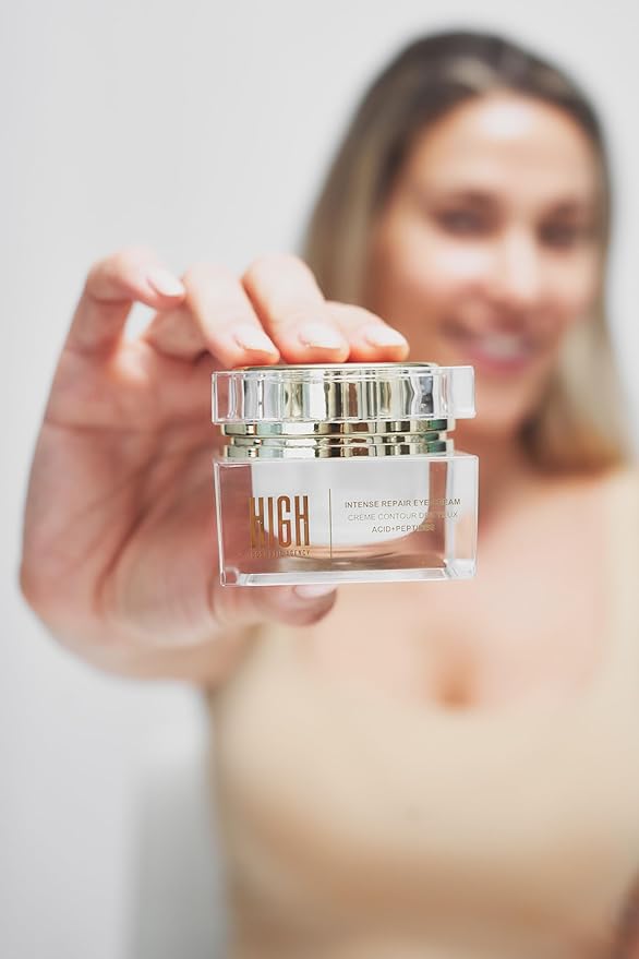 Intense Repair Eye Cream Lightweight Retinol, Peptides & Vitamin C Formula for Dark Circles, Puffiness & Fine Lines – Anti-Aging, Paraben-Free & Cruelty-Free