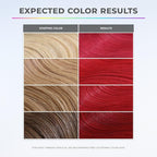 XMONDO Hair Color Super Pink Hair Healing Semi Permanent Color | Vegan Formula with Hyaluronic Acid to Retain Moisture, Vegetable Proteins to Revitalize, and Bond Boosting Technology, 8 Fl Oz 1-Pack