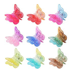 Rosvia 54 Tiny Butterfly Hair Clips,Gradient Color Fairy Hair Claw Clip for Girls Women，90s Y2K Cute Mini Hair Clips，Fun Hair Accessories