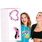 8 PCS Face Glitter Freckles Tattoo, Heart-Shaped Temporary Makeup Patches, Body Glitter Sparkle Fake Freckles Stickers Festival, Concert,Carnival Party,Cosmetic Glitter,Rave Accessories Decorations