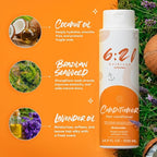 621 by Kika Nieto Coconut Oil Conditioner, Detangler & Anti-Frizz Treatment for Thinning, Damaged or Color-Treated Hair, Deep Conditioning Formula, 16 oz