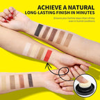 Sevich Hairline Powder - Root Touch Up Instantly Hair Color for Thinning Gray Coverage - Bald Spot Concealing Hair Powder for Women & Men - 48Hour Waterproof & Sweatproof - Black