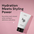 L'ANGE Hair Styling Cream for Curly Hair, Defines and Enhances Curl Pattern, Hydrates , Reduces Frizz, Sulfate, Paraben and Silicone Free, 8 oz