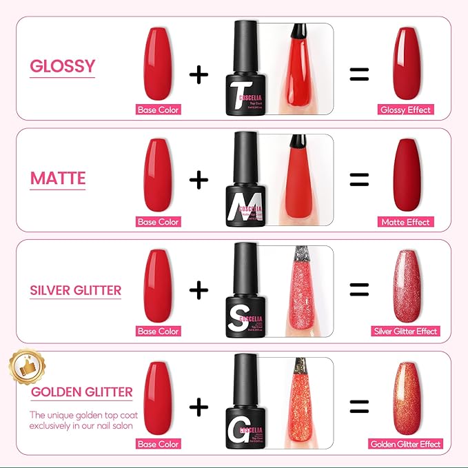 53PCS Gel Nail Polish Kit with U V light and Drill Starter Kit, 35 Colors Gel Polish Set 5pcs Top Base Coat All season Fashion Popular Colors Professional Nail Lamp Gel Manicure Kit Gifts for Women