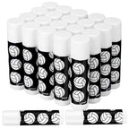24 Pcs Volleyball Lip Balm Volleyball (Black)