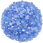 1440 Pcs SS20 5mm Flatback Rhinestones for Nails Art Crafts Glitter Round Shine Gems AB Crystals DIY Clothes Shoes （Light Sapphire AB）