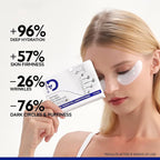 Peptide Under Eye Patches, Firming Eye Patches Instant Reduces Dark Circles and Puffiness, Collagen Under Eye Mask for Bags Treatment, Wrinkles, 60 Pairs