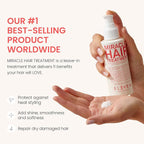 ELEVEN AUSTRALIA Miracle Leave In Hair Treatment - Curly & Straight Hair Care Products for Women & Men, Heat Protection & Detangler, Frizz Control, Repairs Dryness, Moisturizing- 4.2 fl oz