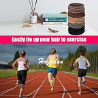 Multy-Colored Hair Ties, 120 PCS Large Elastic Bands, No Damage Ponytail Holders for Thick Hair, Women, Men and Girls