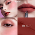 ORBITA LIP AND CHEEK BLURRING POT | Lip & Cheek Tint with Soft Velvety Mud Texture, Blur Matte Finish Lipstick, Featherlight, Multi-Use Makeup, Buildable Color, Long-Wearing (006 Halley)