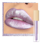 Oulac Pink Metallic Lipstick for Women, Pinky Purple Long Lasting Lip Color, Lightweight Oil Base Formula,Waterproof, No Transfer, also for Eyeshadow, Vegan MD02