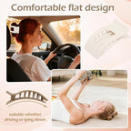 French Flat Hair Clips for Women 6pcs Hair Claw Clips for Thick or Thin Hair Matte Claw Clips for Girls Barrettes Non-Slip Strong Hold Hair Accessories for Women (Basic)