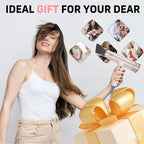 Quico Hair Blow Dryer for Women, 7X Faster BLDC Motor, Quiet 1875W 110000 RPM 2 Billion Negative Ionic Salon with Diffuser, Adjustable Temp & Speed, Portable Hair Dryer for Home Travel, Pink