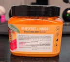 Body Scrub, Exfoliating-Nourishing-Refreshing-Smoothing Body Care 21 oz. (21 oz, Grapefruit + Mango)