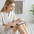 3 in 1 Large Size Durable Foot File Callus Remover (1 Pc) with Double Sided Stainless Heel Scraper for Cracked Heels, Pedicure Tools for Feet Ped Egg for Feet with Coarse and Fine Sides.