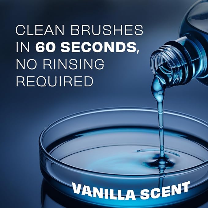 Original Makeup Brush Cleaner - Professional Cleanser for Makeup Brushes - Quick-Drying, Rinse-Free Formula - Removes Stubborn Waterproof Make Up, 32 oz