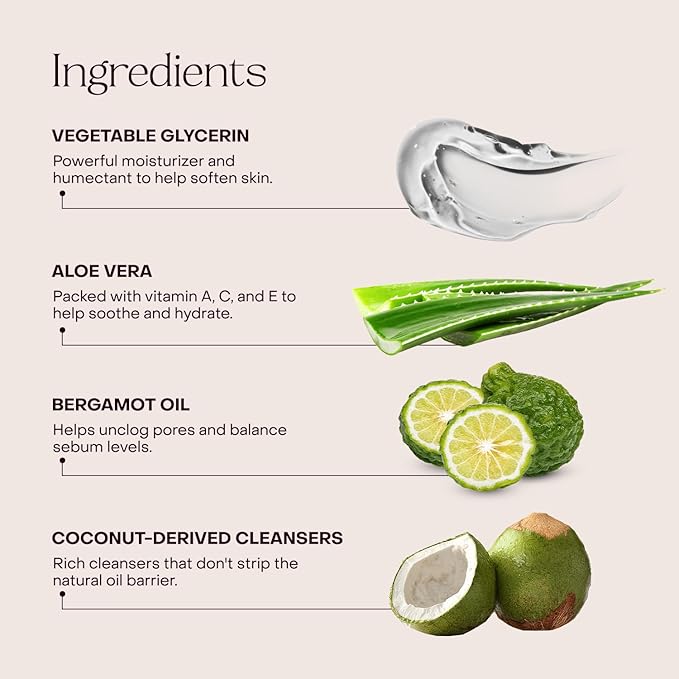 Everist The Hydrating Body Ritual Set, 3.4 fl. oz Body Wash Concentrate & 6.09 fl. oz Post Shower Body Spritz in Jute Travel Bag, Cleansing & Hydrating For All Skin Types