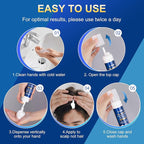 5% minoxidil foam for men-5pack， Infused with Biotin, Hair Growth Treatment, Supports Thicker and Fuller Hair & Beard (10.5oz, 5 Month Supply)