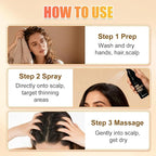 Hair Growth Spray, Hair Growth, HairGrow Oil Spray, Promotes Thicker Fuller Hair –All Hair Types with Natural Ingredients, Reduced Shedding, Hydration and Silky Texture- 50ml