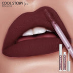 COOL STORY Matte Lip Stain Tint Highly Pigmented Color Long-Lasting Waterproof (12)