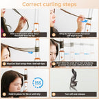 6 in 1 Blow Dryer Brush, Upgrade Hair Dryer Brush Set Negative Ion Air Styler Curling Wrap Air Curler, Hot Air Brush Curling Iron Hair Styling Tools As A Gift for Straight/Curl/Dry/Smooth