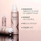 Nexxus Brunette Dry Shampoo For Dark Tones, 72 Hour Freshness, No Dull Residue with FLEXX-ADAPT Technology 5 Fl Oz