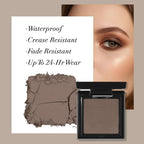 UCANBE Earthy Brown Single Matte Eyeshadow – Highly Pigmented, Long-Lasting Neutral Mini Eye Shadow Makeup Palette for Everyday Looks & Smokey Eyes