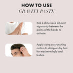 Hanz de Fuko Gravity Paste – Premium Men’s Hair Styling Paste for a High Hold, Medium Shine Finish – Super-Grip Technology for Any Hairstyle Imaginable, Works for All Hair Types – 2 oz, Travel Size