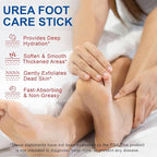 2PCS Urea Cream Stick 60% plus 2% Salicylic Acid, Urea Foot Cream for Dry Cracked Heels, Foot Lotion Stick for Rough Thick Dry & Cracked Skin, Maximum Strength Moisturizer,Foot Moisturiser
