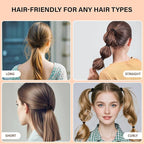 Youxuan Black Small Elastic Hair Ties, Soft, Stretchy, and Non-Damage Hair Bands, 100 Pcs Strong, Durable Mini Rubber Bands for Toddlers, Girls and Women