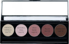 Matte Warm Tone Rose Pink & Brown Vegan Eyeshadow Palette; Talc, Paraben & Cruelty Free