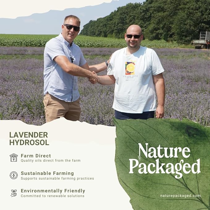 Lavender Hydrosol - Pure Steam Distilled Floral Water Spray for Face Toner, Facial Mist & DIY Skincare - Lavandula Angustifolia Hydrating Skin Refresher & Linen Spray - 100% Natural 4 Gallons