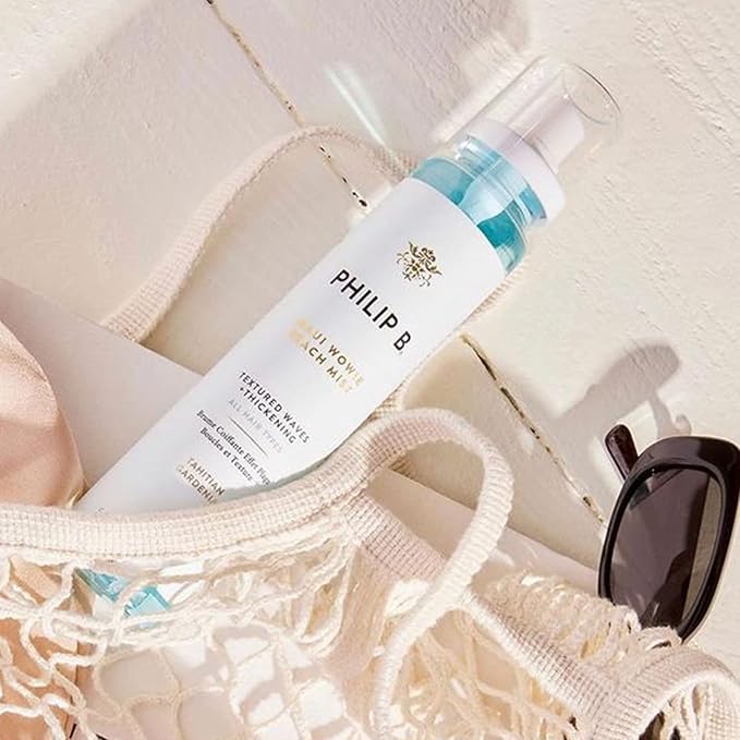 PHILIP B. Maui Wowie Beach Mist 5.07 oz - Texturizing Hair Mist, Boosts Appearance of Volume & Bouncy Waves, Infused with Botanical Moisturizers, Sea Salt, Coconut & Aloe Vera