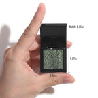 UCANBE Glass Single Eyeshadow Palette, Highly Pigmented Glitter Eye Shadow Powder, Professional Long-Lasting Waterproof Makeup Palette