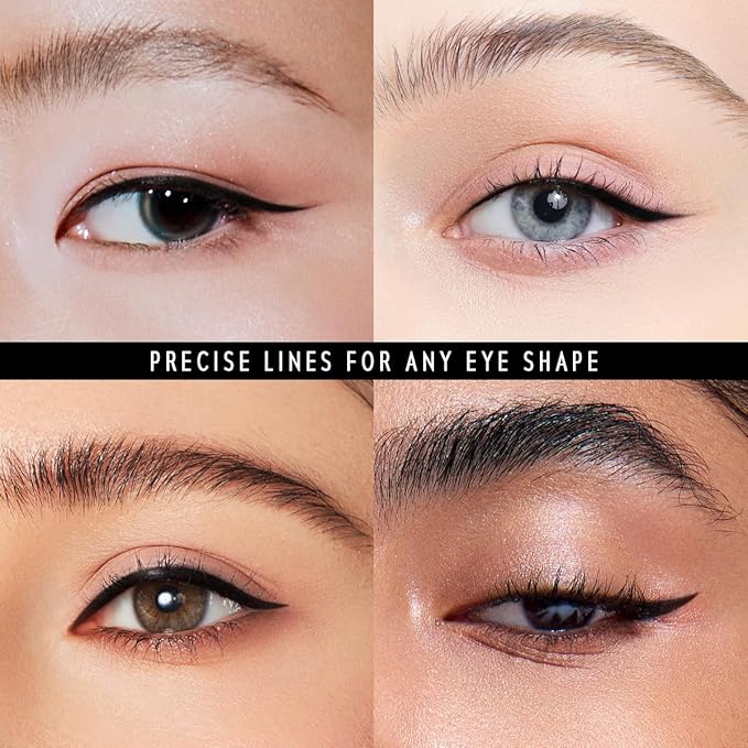 Superstay Eyeliner-Waterproof Liquid Eye Liner Pencil, Stay All Day Makeup, Long Lasting Satin Finish, Smudge-Proof & Transfer-Resistant, Sweatproof, Built in Sharpener (01 Black)