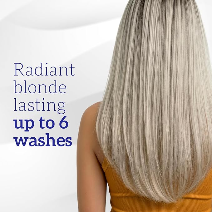 Robson Peluquero Blue Hair Gloss Toner for Blonde Hair, Platinum Blonde | Neutralize, Correct, Enhance Color & Hydrates| No Yellow Orange & Cooper Tones for Brassy Hair, Bleached, Highlights- 34 Fl.oz